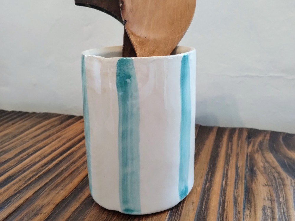 Porta objetos verdoso